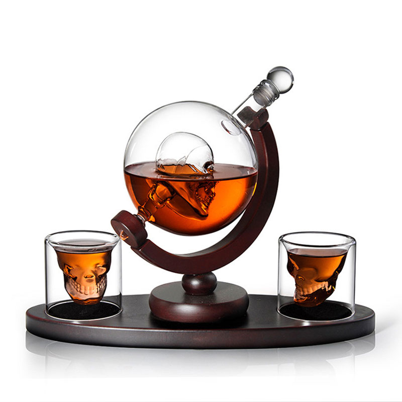 Skull Globe Whiskey Decanter S - Decanter Globe Set 리뷰 및 가격
