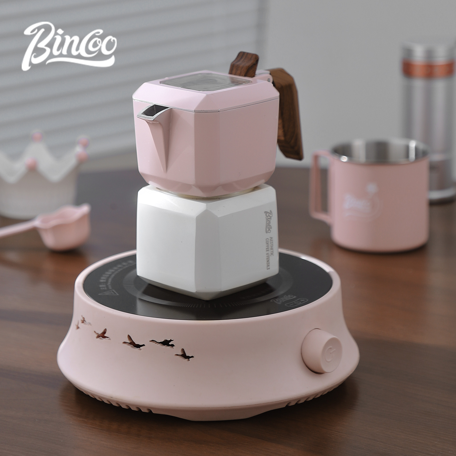BINCOO Dual Valve Moka Pot Squ - Home Barista 리뷰 및 가격