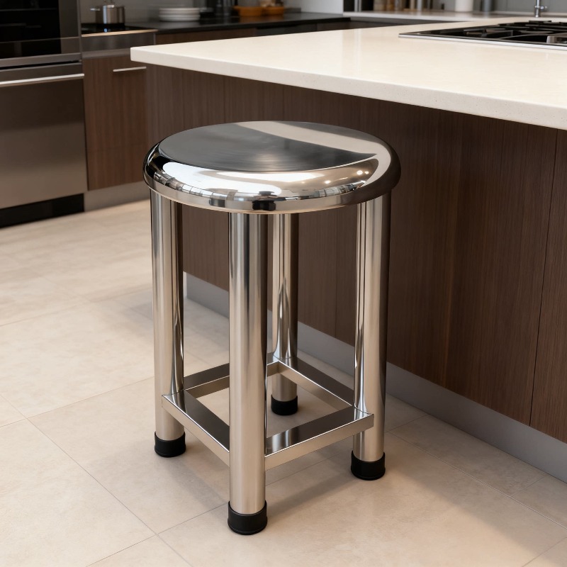 304 Stainless Steel Round Stoo - Home Bar Stools 리뷰 및 가격