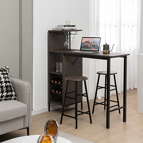 3-Piece Industrial Bar Set: Br - Home Bar Stools 리뷰 및 가격