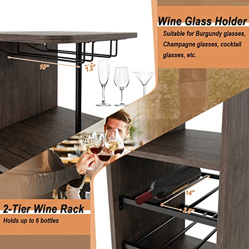 3-Piece Industrial Bar Set: Br - Home Bar Stools 리뷰 및 가격