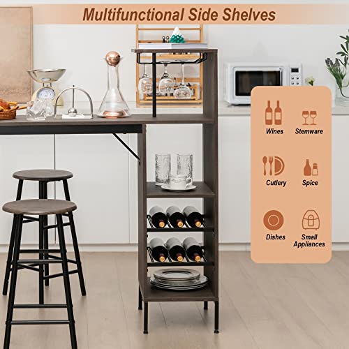 3-Piece Industrial Bar Set: Br - Home Bar Stools 리뷰 및 가격