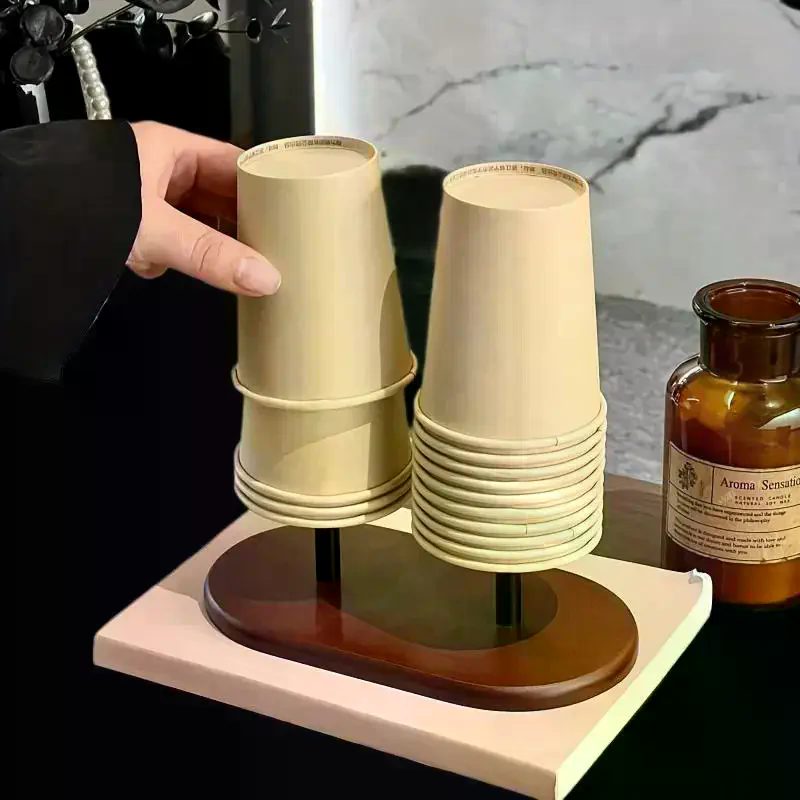 Paper Cup Storage Holder Woode - Home Bar Supplies 리뷰 및 가격
