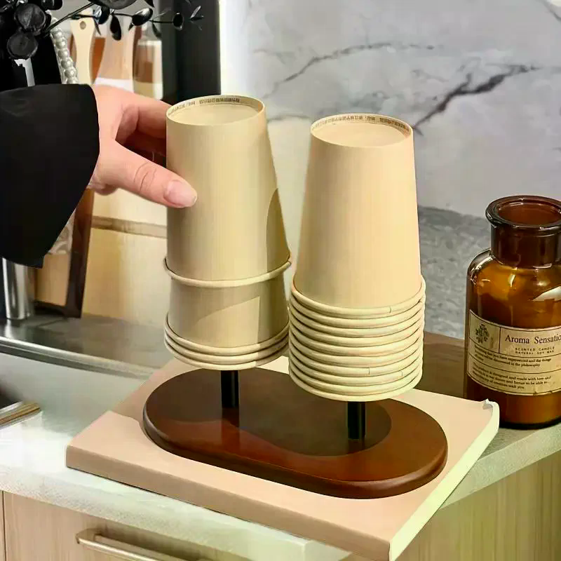 Paper Cup Storage Holder Woode - Home Bar Supplies 리뷰 및 가격